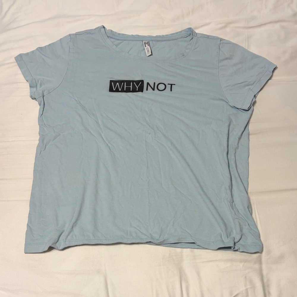 Sky Blue Graphic Tee